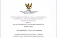 Men-PAN RB Keluarkan Skema PPPK Paruh Waktu untuk Tenaga Honorer