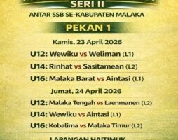 Turnamen Bupati Malaka Seri II Akan Digelar 23 April, 10 SSB Siap Bertarung di Haitimuk